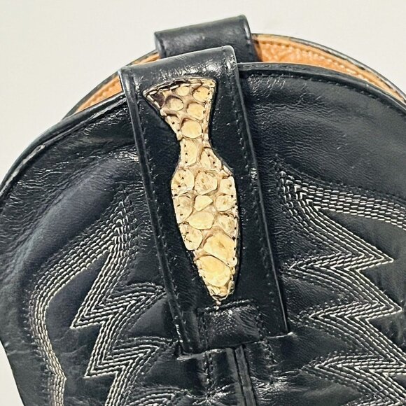 Dos De Oro Boots Python Two Tone J-Toe Casual Western Cowboy Men 5 - Picture 9 of 16